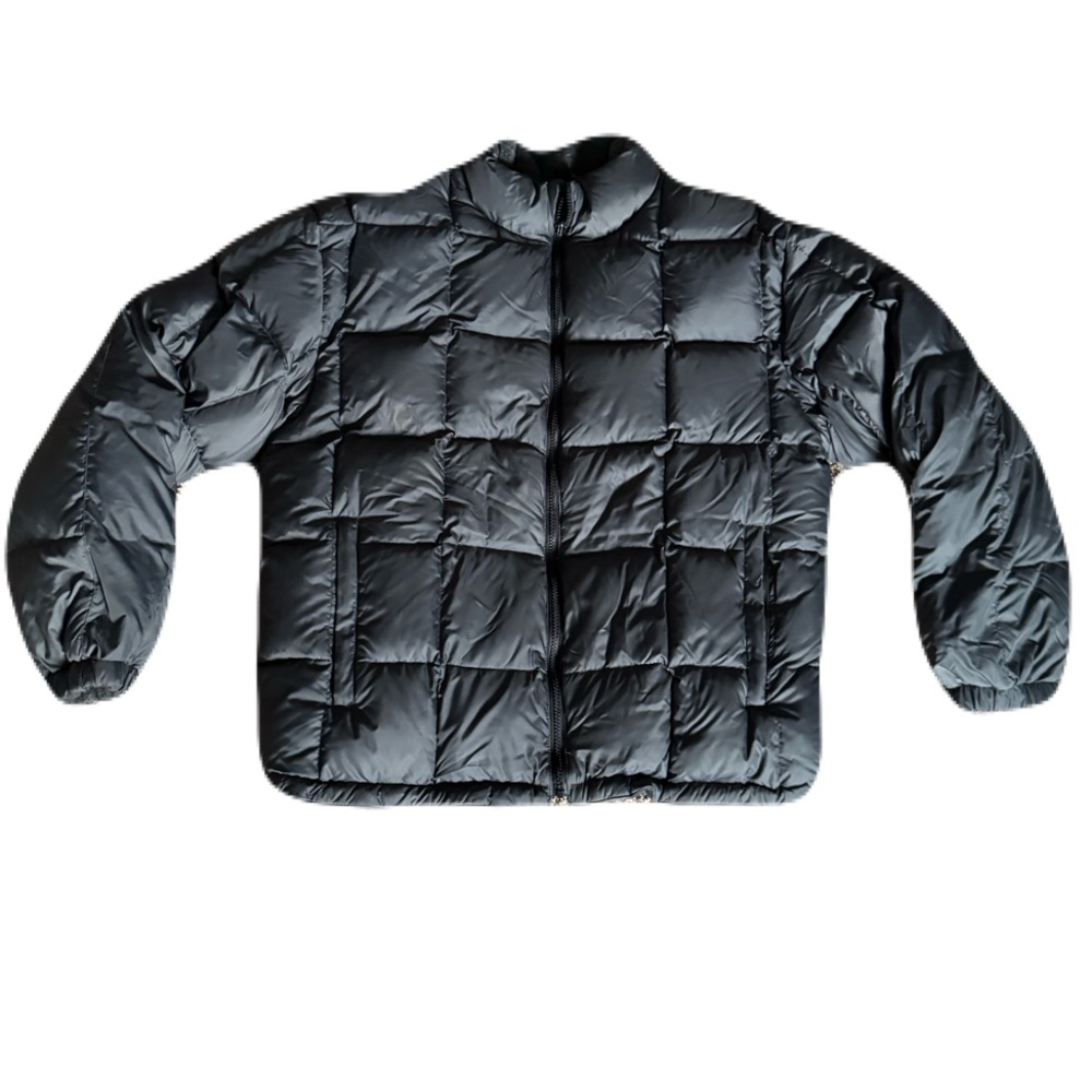 Vintage Abercrombie & Fitch Puffer Down Jacket Black Size